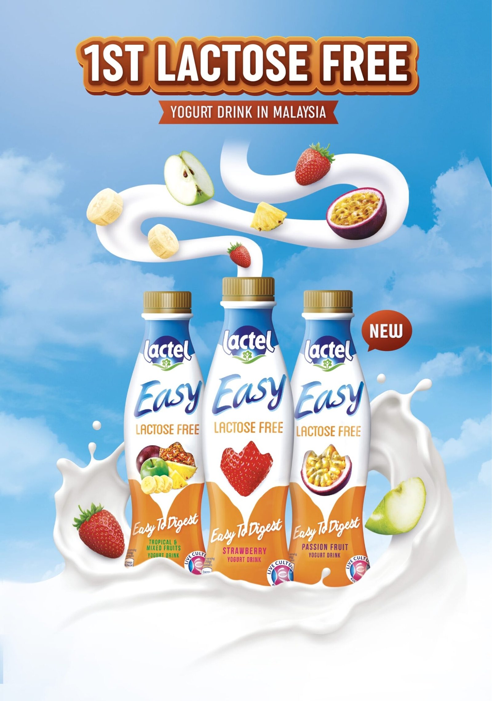 1st Lactose Free Yogurt Drink in Malaysia